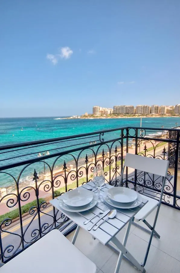 St Julians 2 Bedroom Apartment With Commanding Seaviews By Shortletsmalta Saint Julian's
